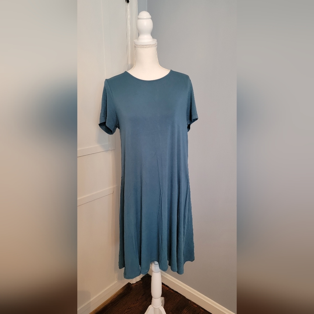 Old Navy Large Teal t-shirt dress